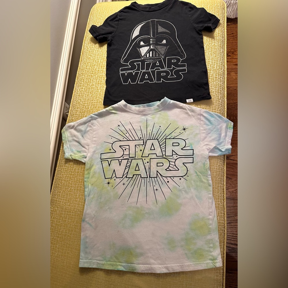 GAP Star Wars Tie-Dye Kids T-Shirt - Blue and Green
